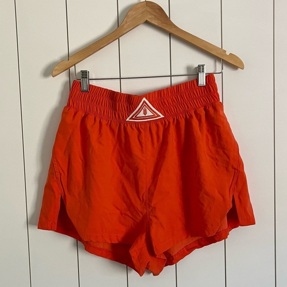 Free People Movement Next Round Shorts Orange - Picture 1 of 3
